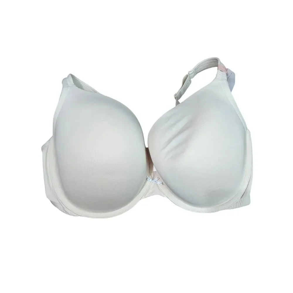 Cacique Cotton Boost Plunge Beige Womens 42G